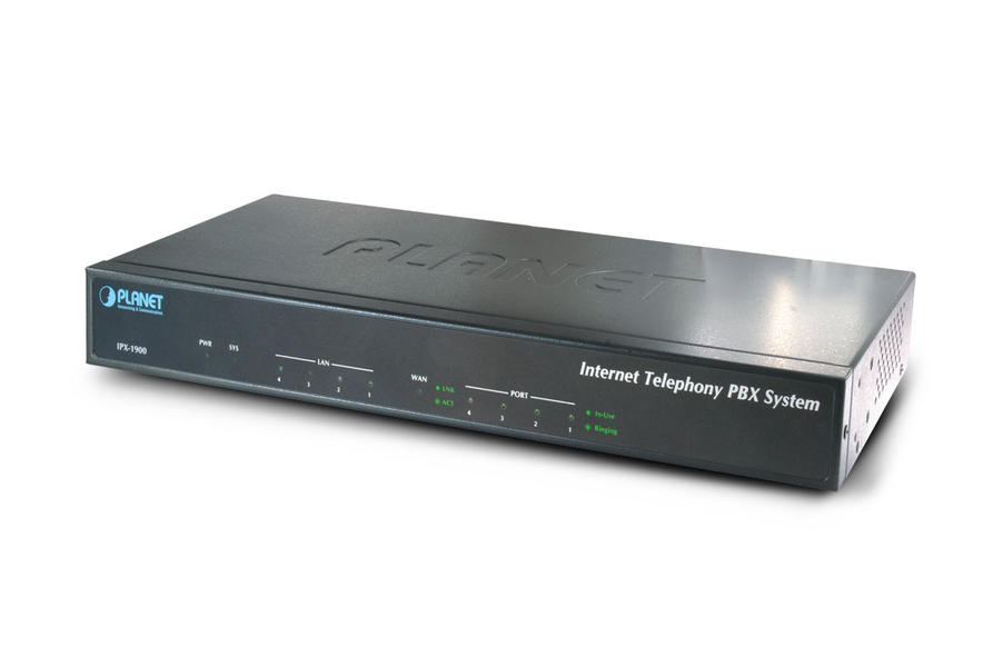 Système PBX de téléphonie Internet Standard téléphonique IP Internet PBX IPX-1900